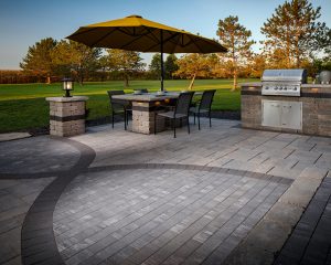 Calgary Landscaping Outdoor Paver Patio Ideas Backyard Design Stone Patio Pictures LafittRusticSlab Holland WestonWall Calgary patiosl